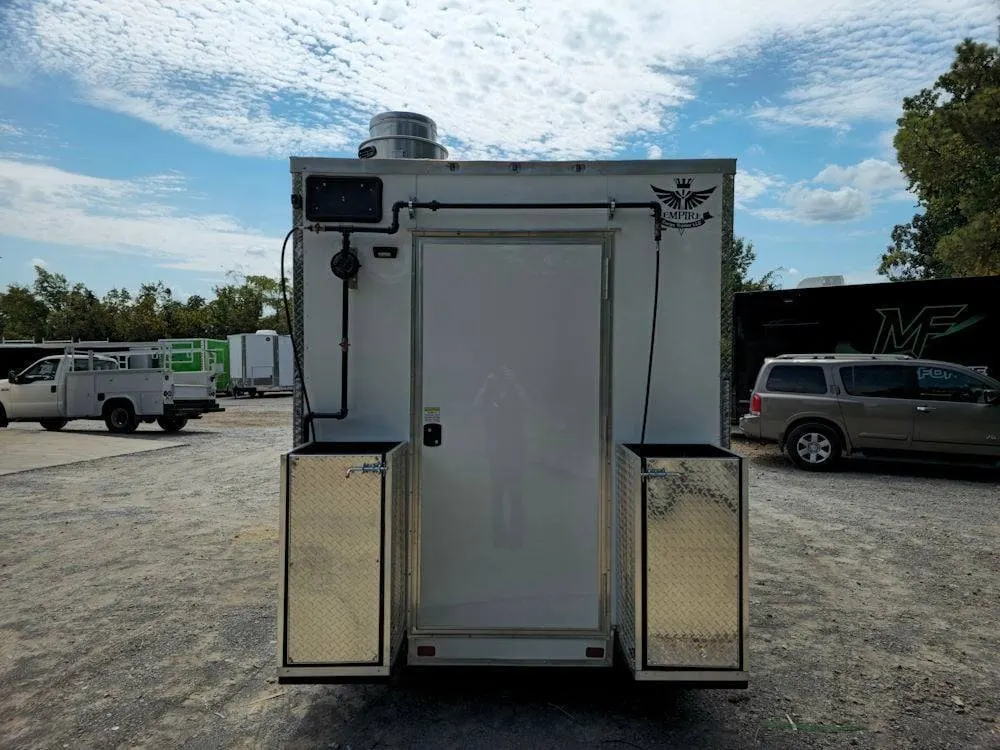 7′ X 14′ White Concession Trailer Food Event Catering — view 9