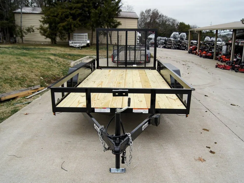 6.4×14 Straight Deck Off Road ATV/UTV Utility Trailer (2) 3,500lb Axles — view 2