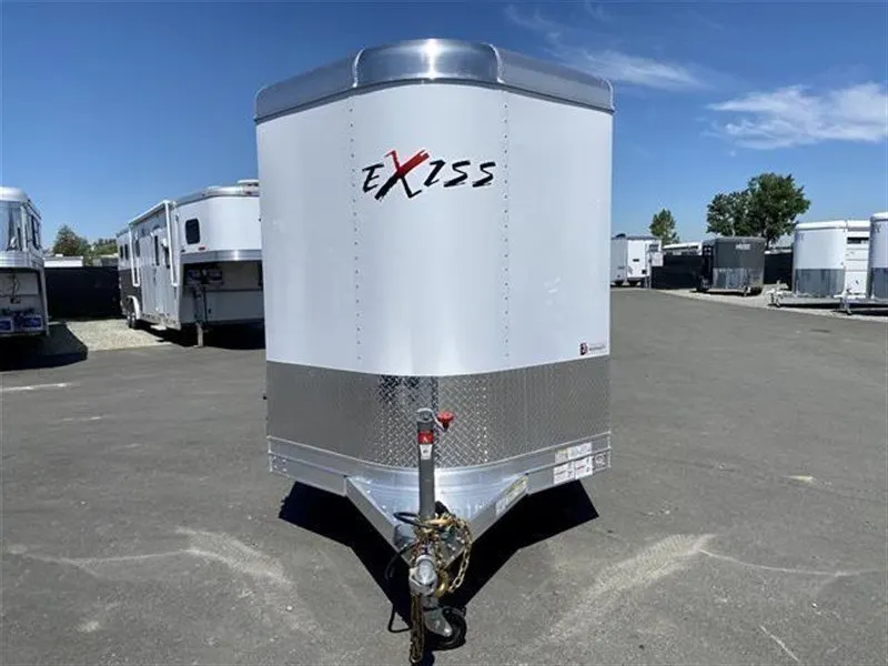 2024 Exiss Exhibitor Mini 615 Bumper Pull Stock Trailer, 8 pens — view 3