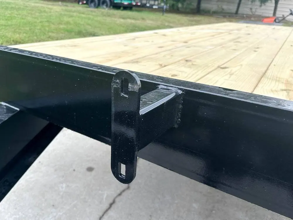 8.5×25 IBeam Deckover Trailer DoveTail (2) 7K Axles King Kong Ramps 14k GVWR — view 11