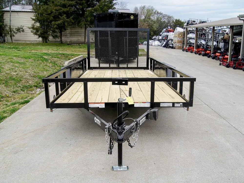 6.4×14 Straight Deck Tube Top Off Road Utility Trailer (2) 3,500lb Axles — view 2