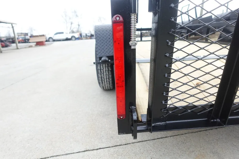 5×10 Utility Trailer Powder Coated Dovetail 3500lb Axle — view 7