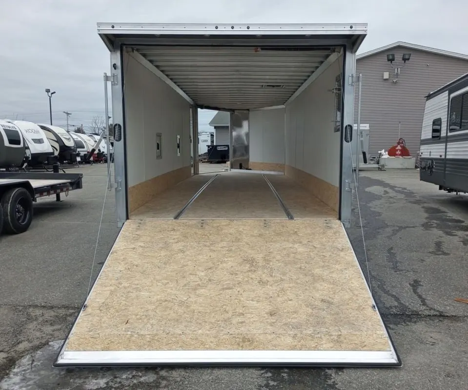 2024 Mission Trailers 101×24 Aluminum 4/5-Place Drive In/Out Deckover w/Galvanized Pkg, Canopy — view 3