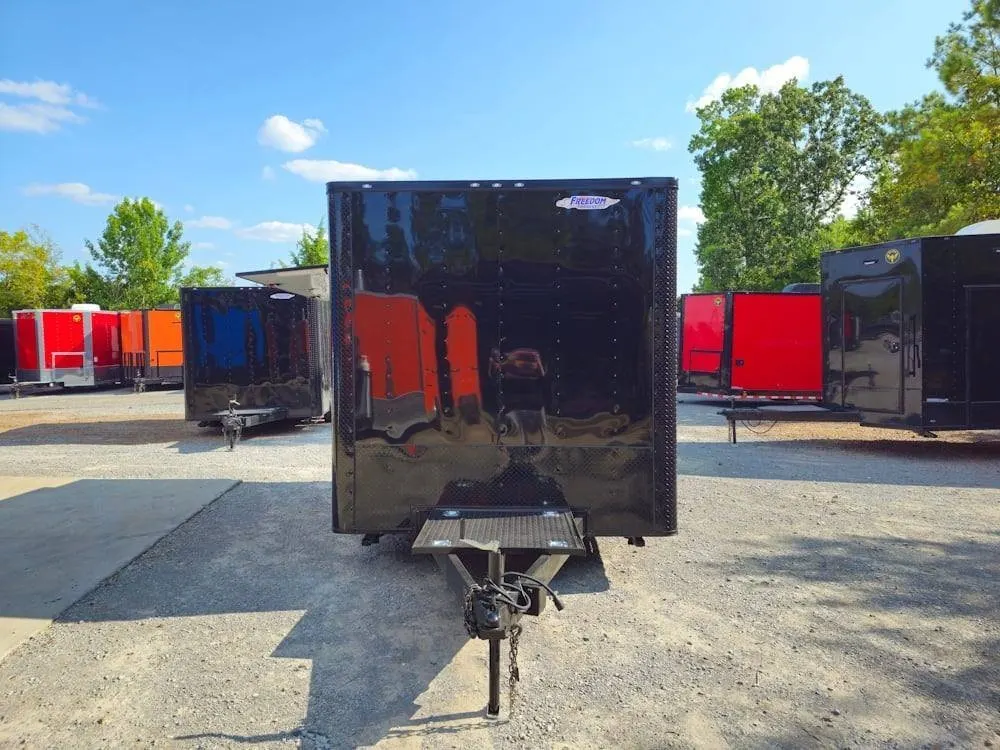 8.5′ X 12′ Black Marketing and Merch Concession Trailer — view 2