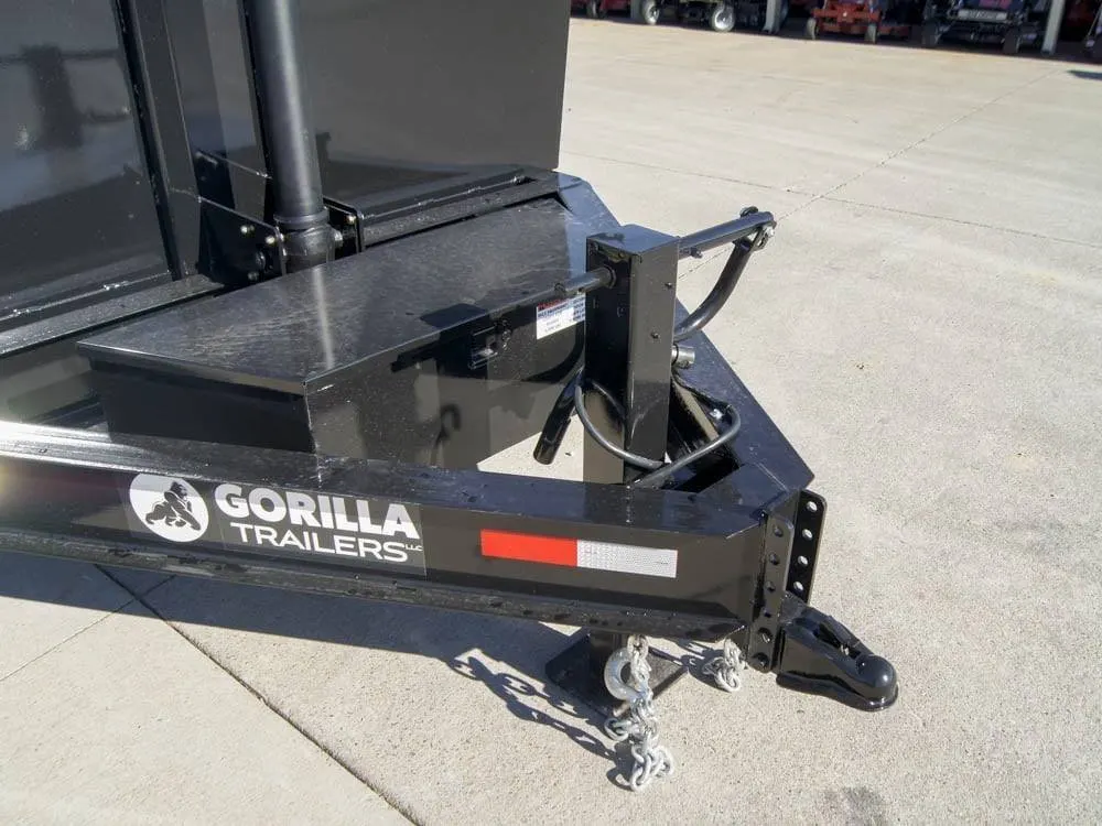 7×14 Gorilla Telescopic IBeam Dump Trailer with 3ft Sides (2) 7K Axles — view 12