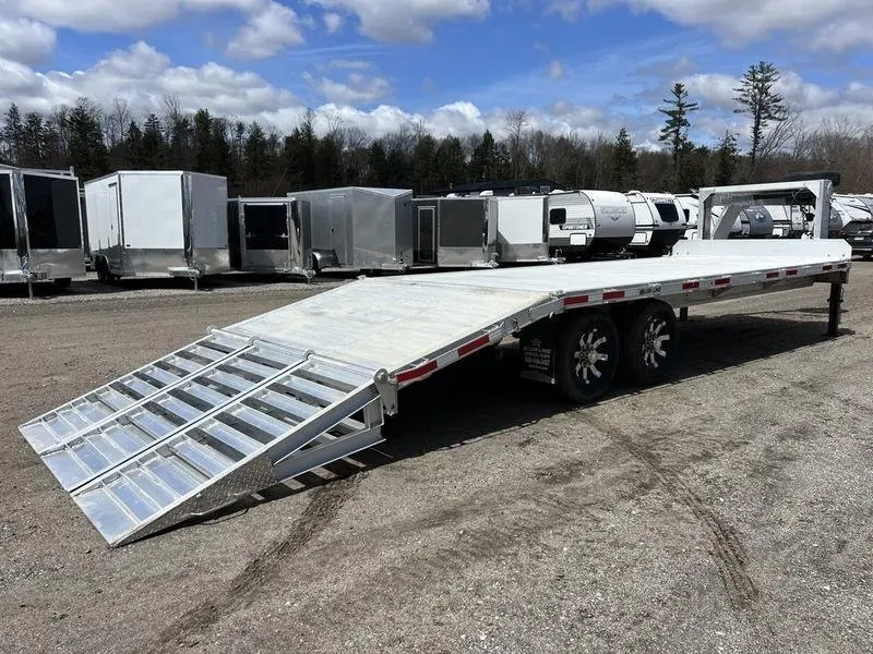 2024 Alum Line Trailers 8.5×24 13K Aluminum Gooseneck w/Flip-Over Ramps — view 10