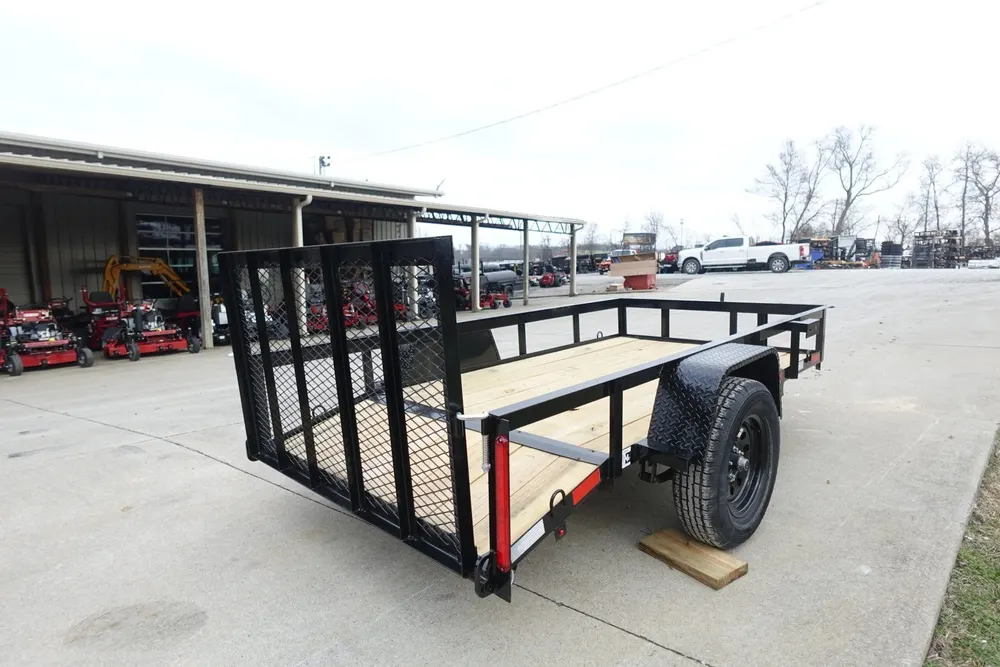 5×10 Utility Trailer Powder Coated Dovetail 3500lb Axle — view 10