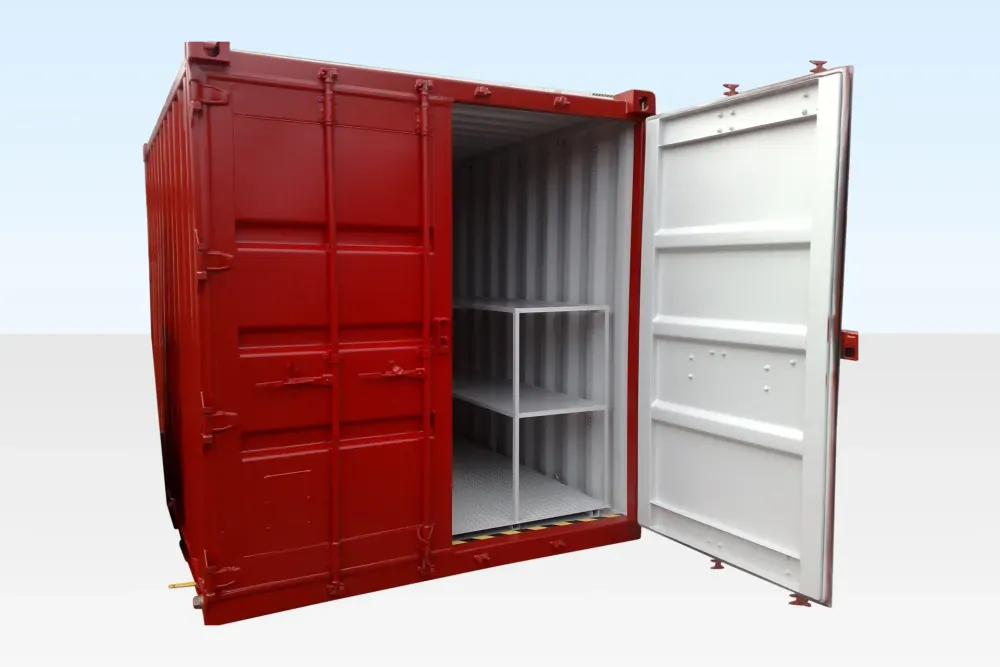 10-Fuß-Auffangwannen-Lagercontainer mit Stahlboden