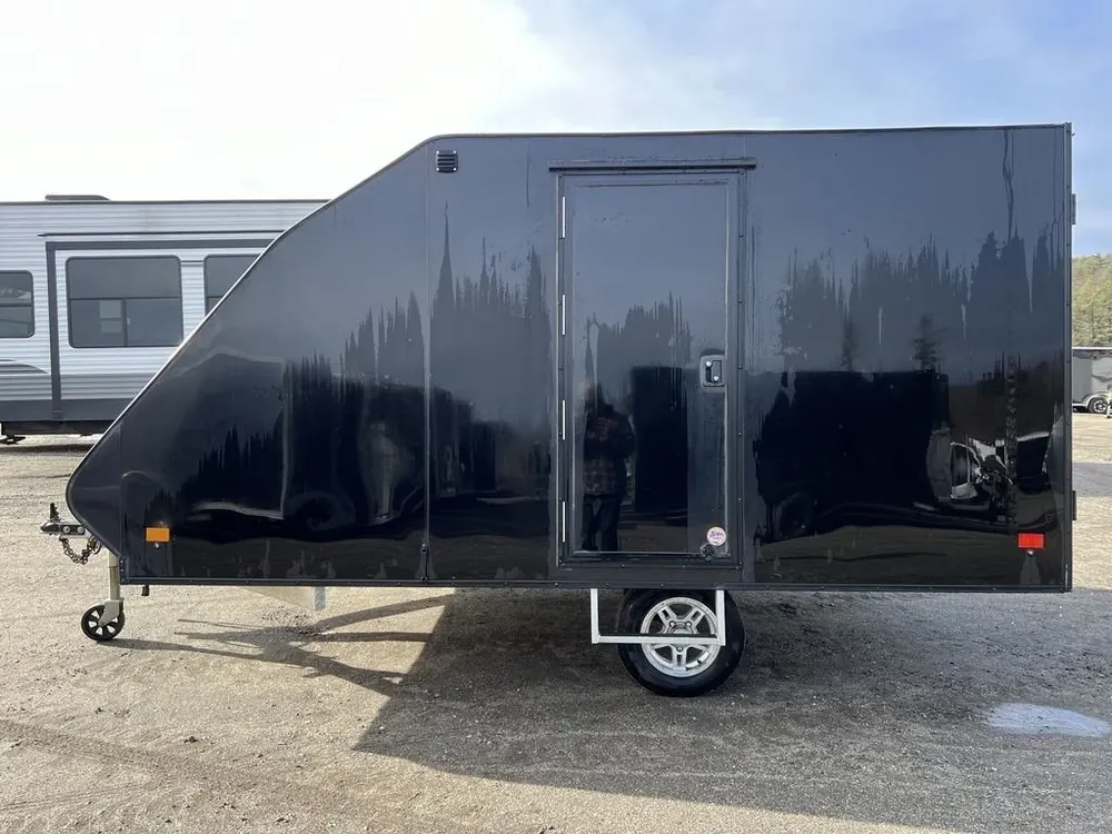 2021 Mission Trailers 101×12 Aluminum 2-Place Crossover/Hybrid w/Blackout PKG — view 4