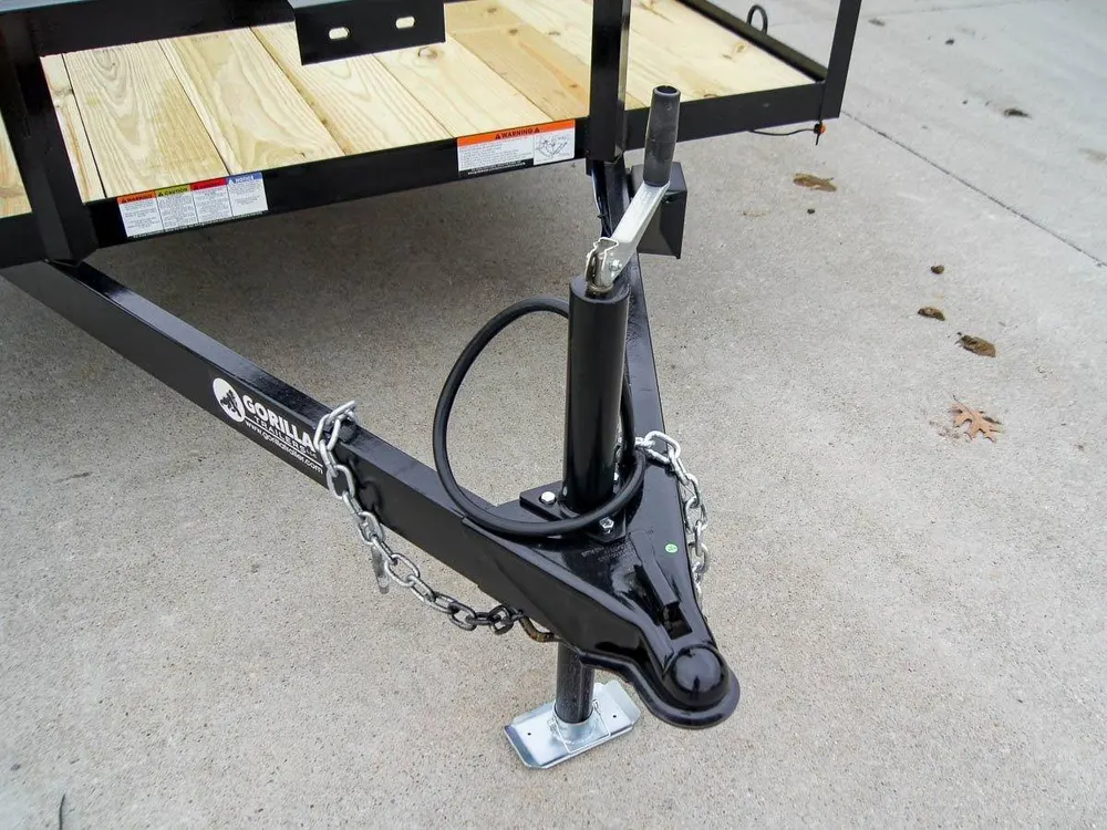6.4×14 Straight Deck Off Road ATV/UTV Utility Trailer (2) 3,500lb Axles — view 10