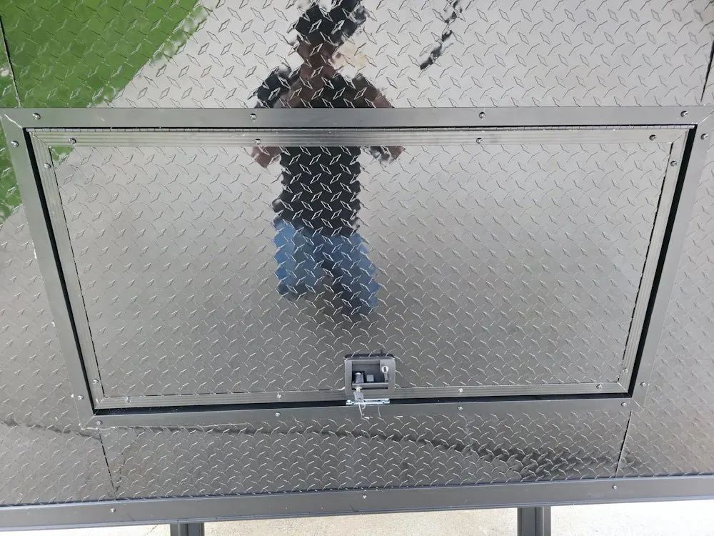 8.5″ X 38″ White Custom  and Equipment Trailer — view 12
