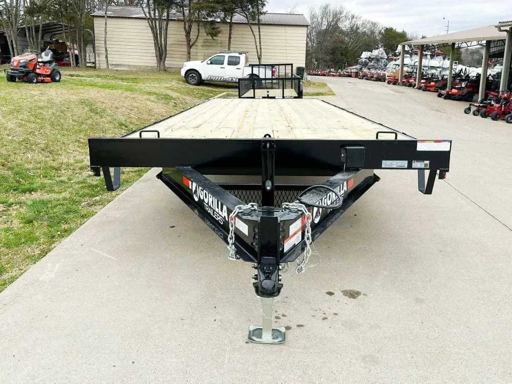 8.5×24 IBeam Deckover Equipment Trailer Straight Deck (2) 5200lb Axles — view 2