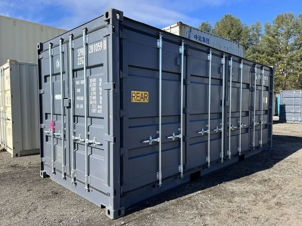 20′-Lagercontainer One-Trip Open Side, Standardhöhe