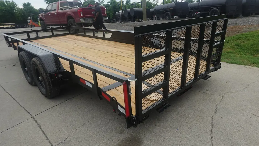 7×20 Heavy Duty Dovetail Utility Trailer (2) 5,200lb Axles with Brakes 10k GVWR — view 9