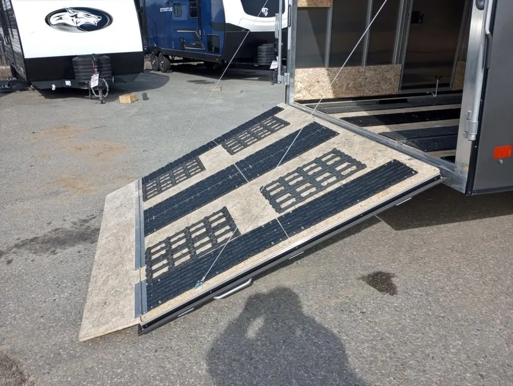 Mission Trailers 101×12 Aluminum 2-Place Crossover w/Mats & Guides, Rear Canopy — view 11