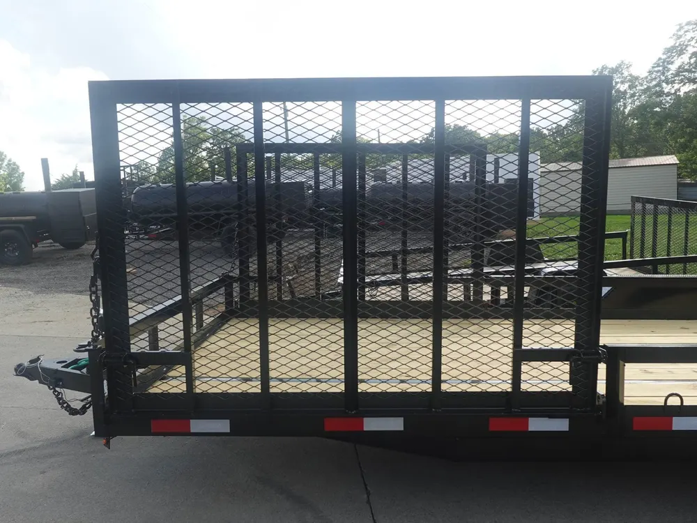 7×20 Heavy Duty Straight Deck Utility Trailer (2) 5,200lb Axles With (2) Side Gates 10K GVWR — view 9