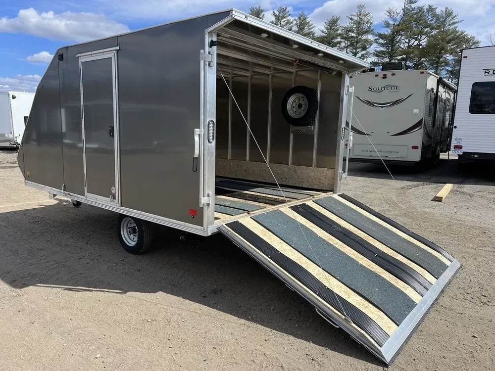 Sno Pro 101×12 Aluminum 2-Place Snowmobile Trailer w/Galvanized Package — view 2