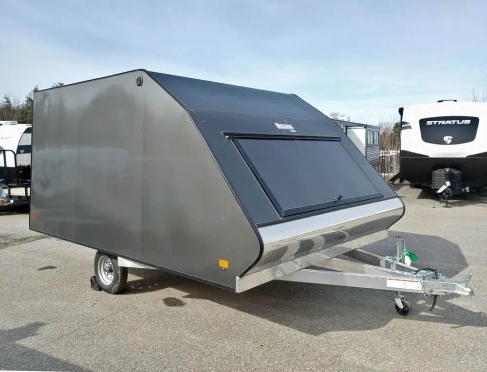 Mission Trailers 101×12 Aluminum 2-Place Crossover w/Mats & Guides, Rear Canopy — view 9