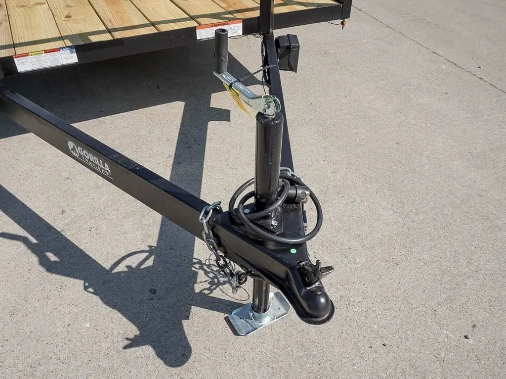 7×14 Dovetail Utility Trailer 3500lb Axle — view 10