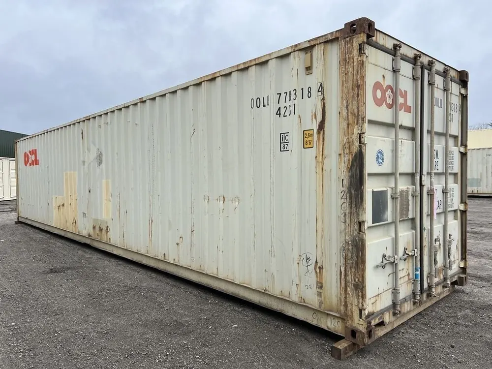40-Fuß-Lagercontainer Standardhöhe, wind- und wasserdicht