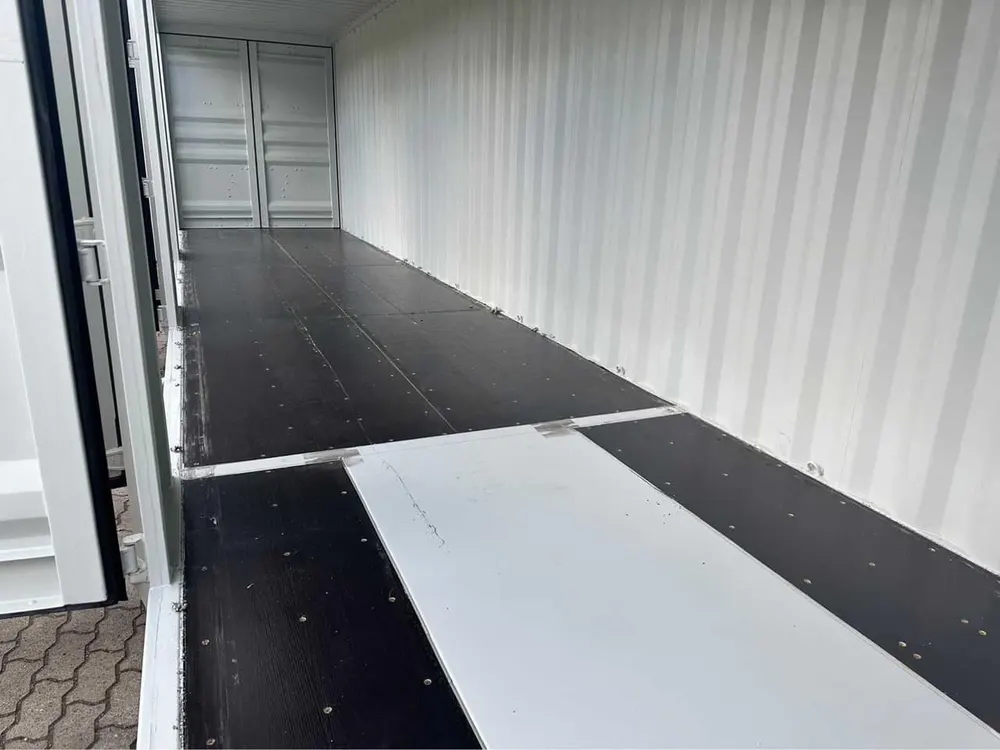 40-Fuß-Container mit seitlicher Öffnung, neuwertig