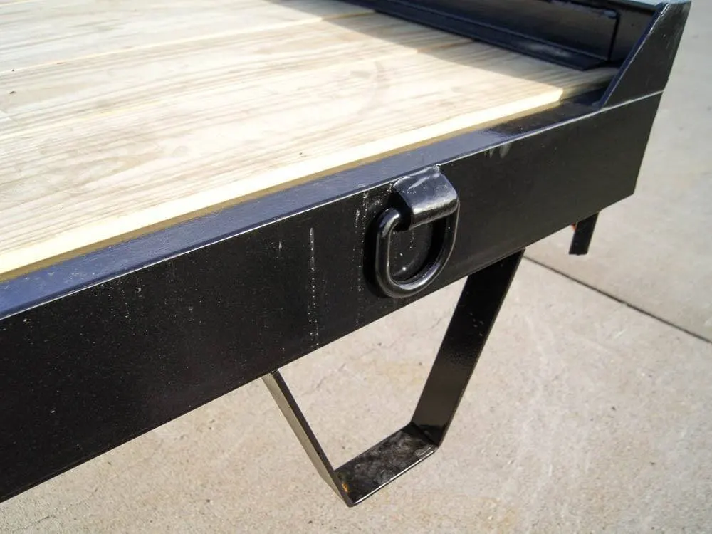 8.5×22 IBeam Deckover Equipment Trailer Straight Deck (2) 5200lb Axles — view 11