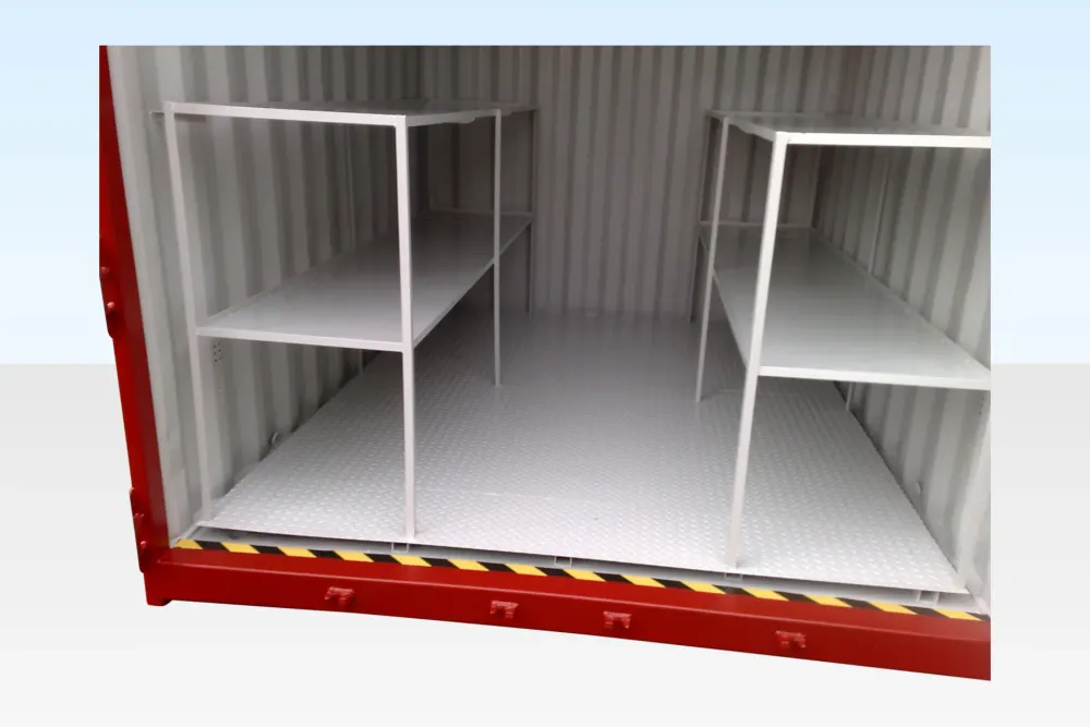 10-Fuß-Auffangwannen-Lagercontainer mit Stahlboden