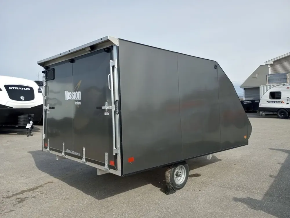 Mission Trailers 101×12 Aluminum 2-Place Crossover w/Mats & Guides, Rear Canopy — view 8