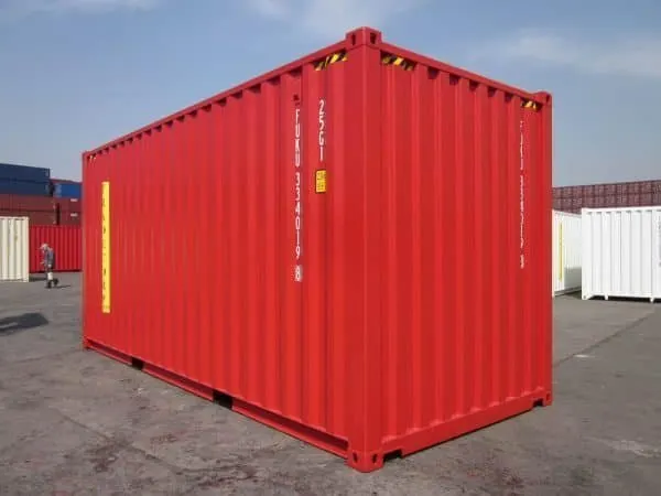 20ft High Cube Shipping Container (Red) — view 7