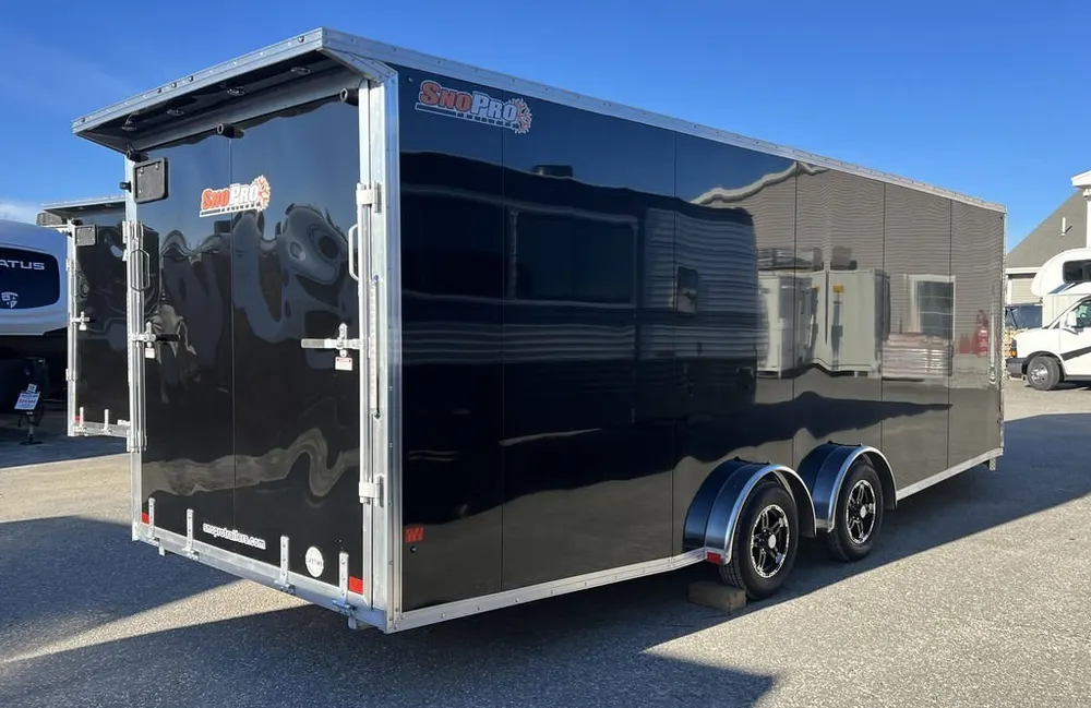 2024 Sno Pro 7.5×22 Aluminum 4-Place Drive In/Out w/Extra Height, Mats & Guides, Canopy — view 7