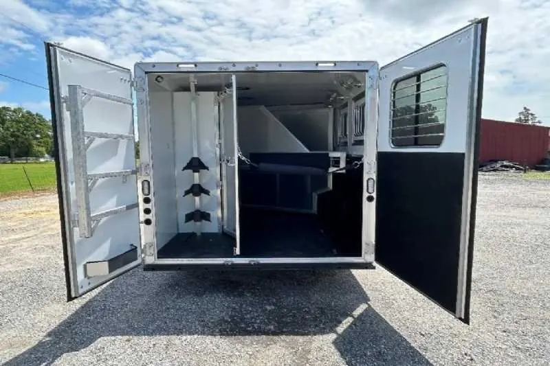 New 2024 Lakota 8313RKBGLQ Charger 3 Horse Trailer with 13′ Short Wall — view 6