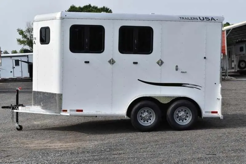 2019 Trailers USA 2HSLBPDLX 2 Horse Trailer — view 2