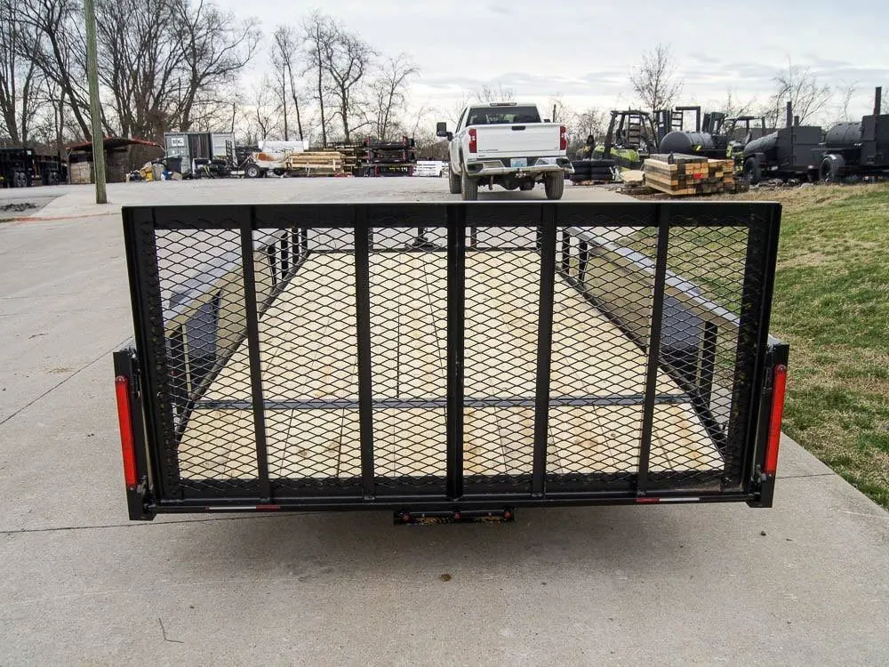 6.4×16 Tube Top Dovetail Utility Trailer (2) 3,500lb Axles — view 5