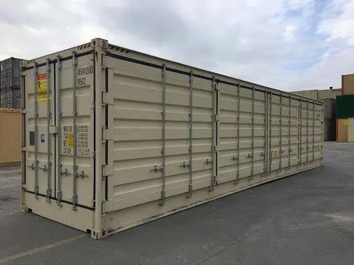 40-Fuß-Open-Side-Container mit seitlichem Vollzugriff