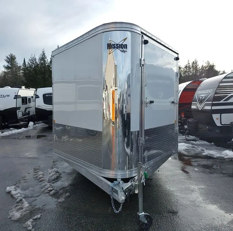 2024 Mission Trailers 101×24 Aluminum 4/5-Place Drive In/Out Deckover w/Galvanized Pkg, Canopy — view 4