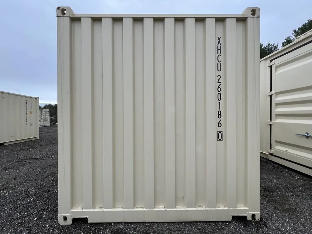 20-Fuß-Lagercontainer One-Trip in Standardhöhe, beige
