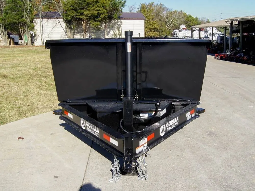 7×14 Gorilla Telescopic IBeam Dump Trailer with 3ft Sides (2) 7K Axles — view 10