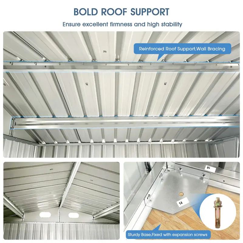 Metal Storage Shed For Sale — view 8