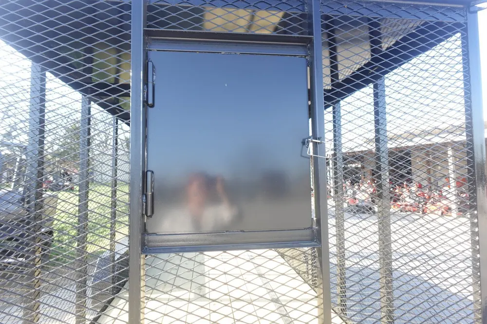 6.4×16 Straight Deck Utility Trailer 6ft Mesh Sides with Metal Roof (2) 3,500lb Axles — view 10