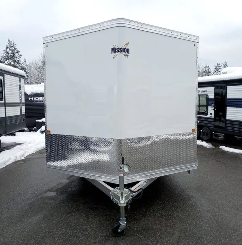 2024 Mission Trailers 101×12 Aluminum 2 Place Crossover 3.0 w/Side X Side Pkg, Rear Canopy — view 4