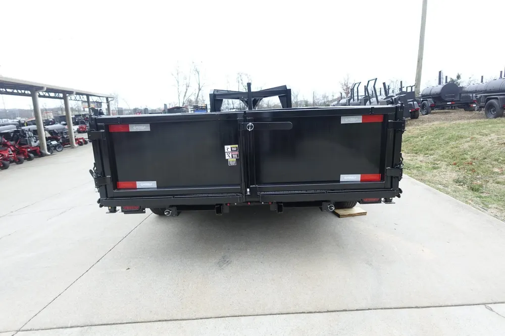 7×16 Gorilla Telescopic Gooseneck IBeam Dump Trailer 2ft Sides (2) 7K Axles — view 6